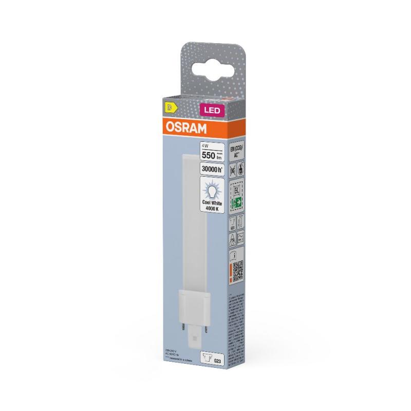 OSRAM DULUX S 9 LED 2Pin G23 Kompaktlampe 4.5W 4000K neutralweiß EM (KVG/VVG)